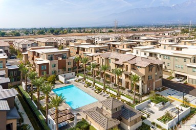7366 Solstice Place Rancho Cucamonga, CA 91739 - Photo 30 of 32 an aerial view of residential building and outdoor space