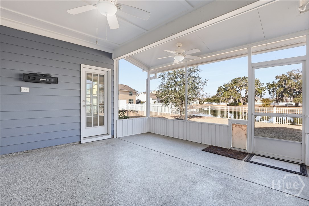 45 Belle Gate Court Pooler, GA 31322 - Photo 28 of 34 Screened-In Patio