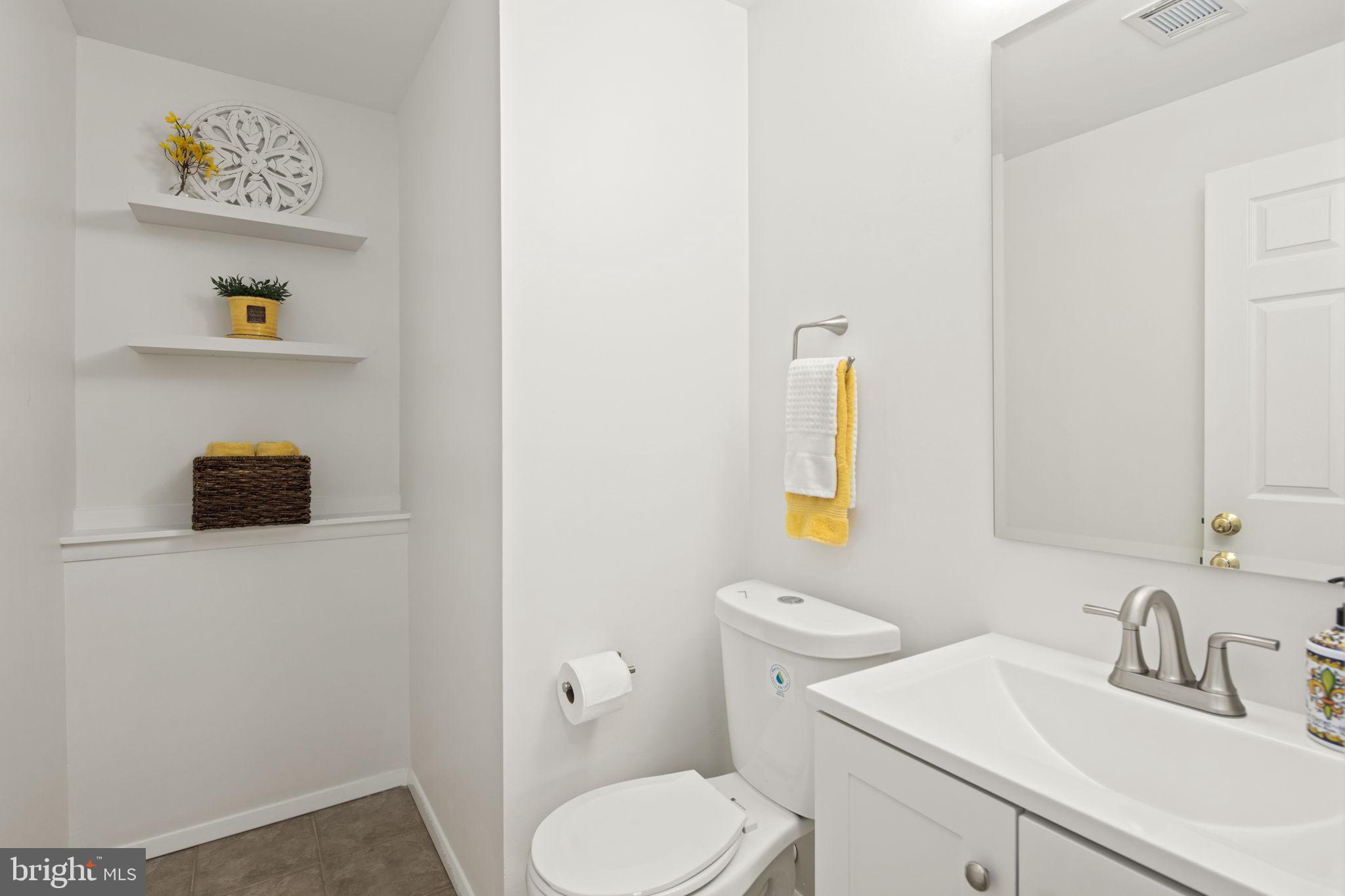 8472 Falling Leaf Road Springfield, VA 22153 - Photo 32 of 55 half bath w/ space to add shower for 3rd full bath
