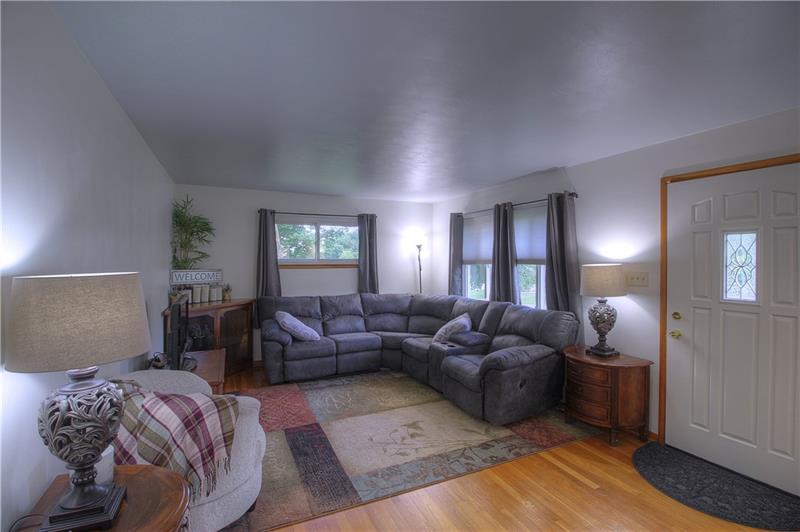 2014 Clayton Road Beaver Falls, PA 15010 - Photo 5 of 24 The welcoming Living Room has blasts of light and allows options for your furnishings.