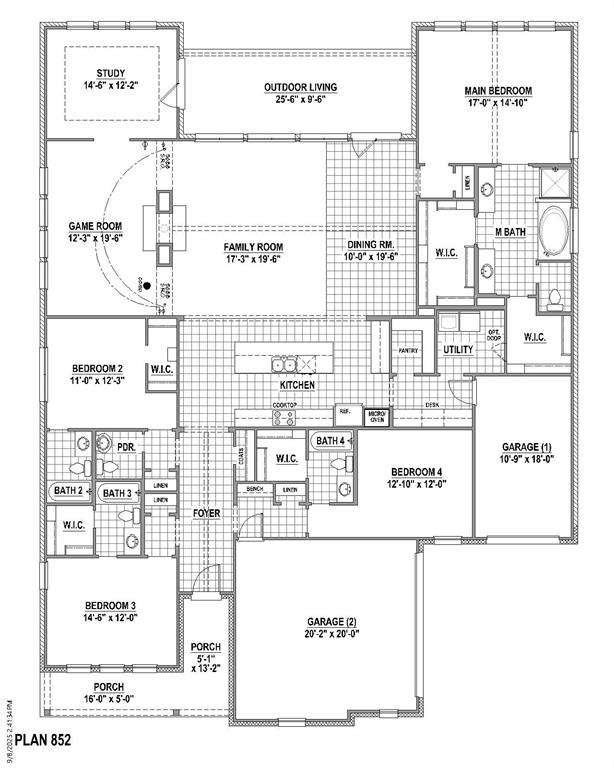 785 White Sage Road Haslet, TX 76052 - Photo 3 of 3 Floor plan
