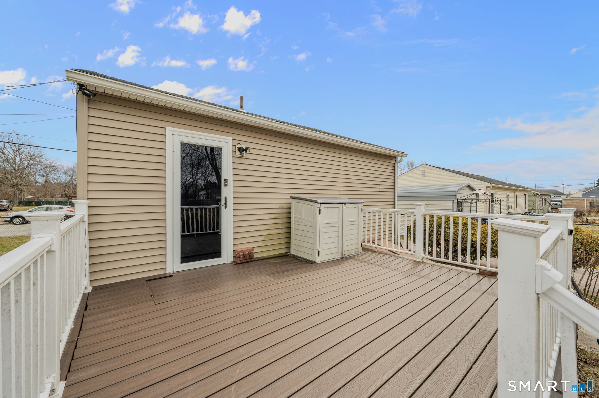 209 Midway Ovl Groton, CT 06340 - Photo 28 of 31 a view of a balcony with wooden floor