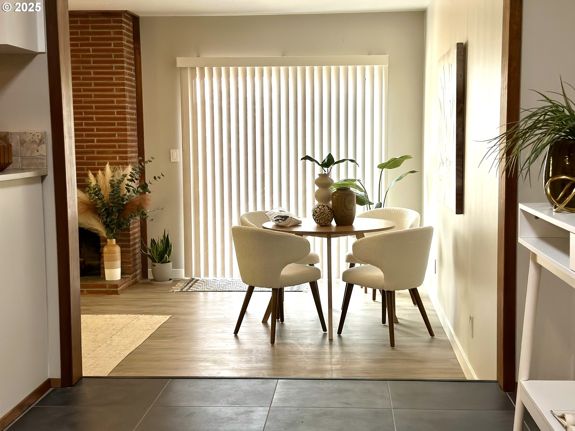 2728 Southeast 175th Place Portland, OR 97236 - Photo 29 of 33 a dining room with furniture and a floor to ceiling window