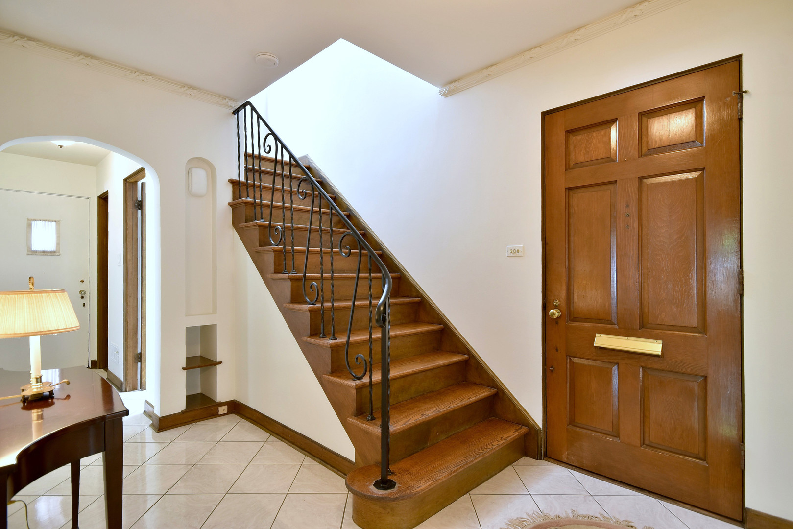 196 Fairfield Avenue Elmhurst, IL 60126 - Photo 5 of 44 a view of front door with hallway and stairs
