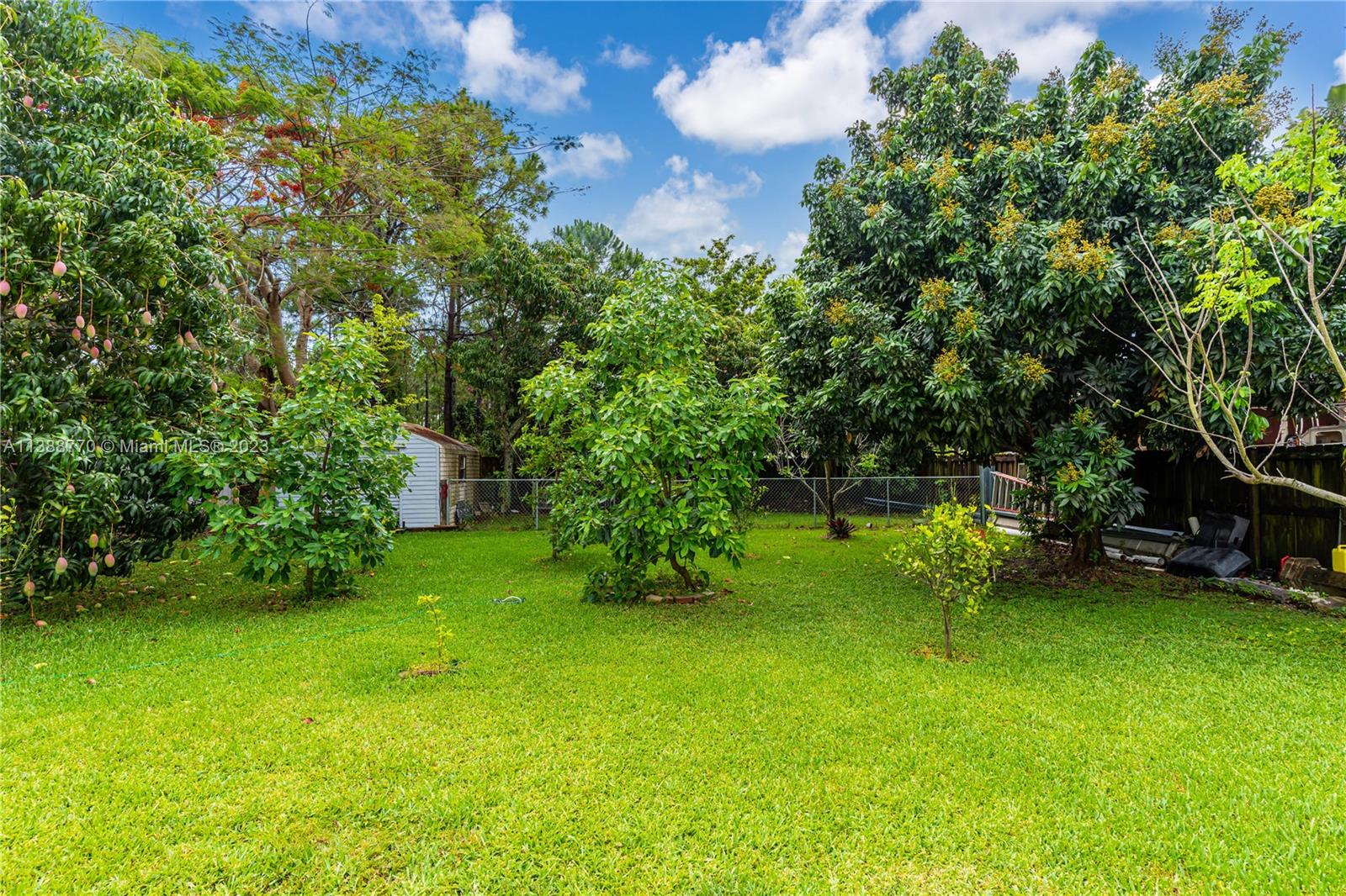 12458 Southwest 220th Street Miami, FL 33170 - Photo 23 of 25 a view of a backyard with a slide