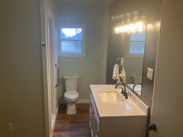 a bathroom with a sink