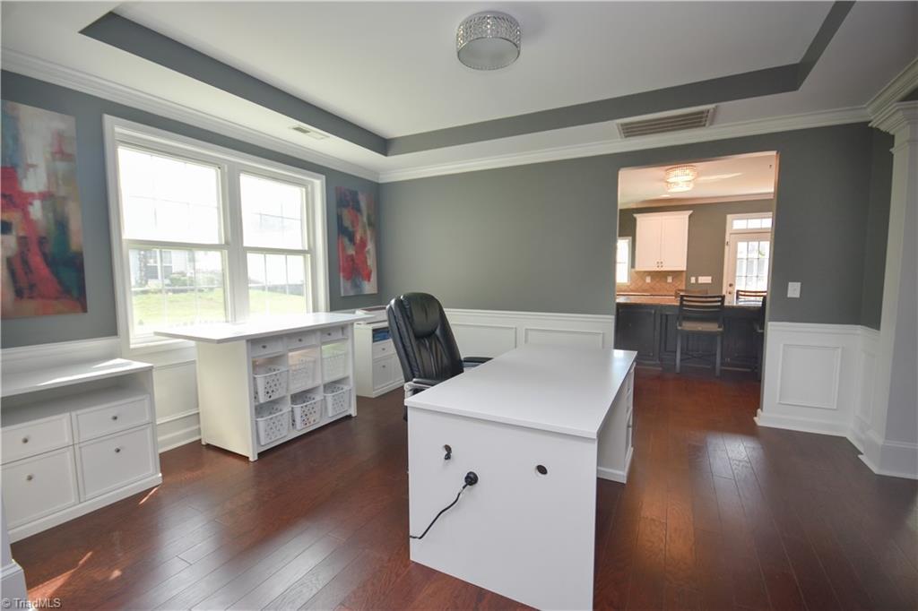 4608 River Valley Road High Point, NC 27265 - Photo 11 of 28 Formal dining room currently used as a home office/craft area.