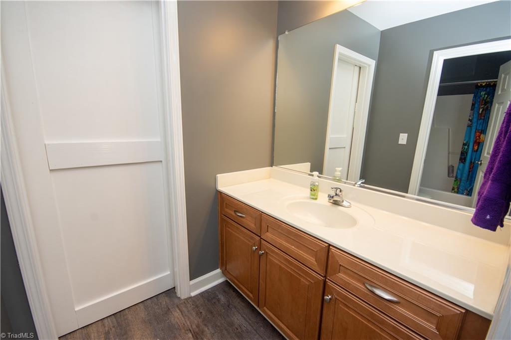 4608 River Valley Road High Point, NC 27265 - Photo 23 of 28 Jack and Jill bath has separate shower and toilet providing privacy.