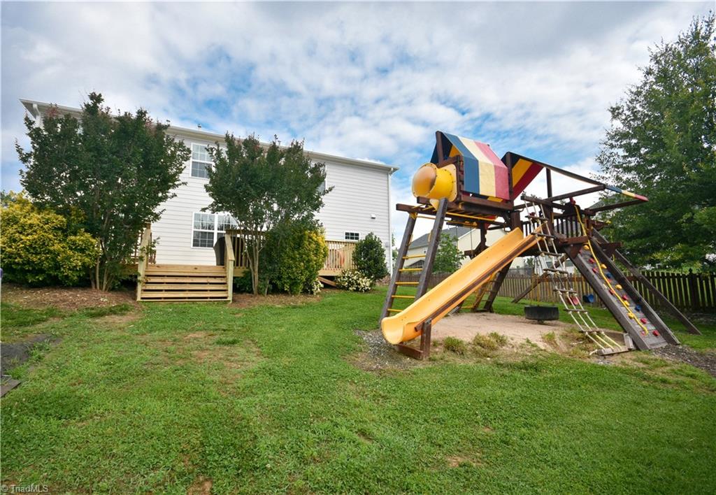 4608 River Valley Road High Point, NC 27265 - Photo 25 of 28 What child wouldn't enjoy the Rainbow play set that stays with the home.