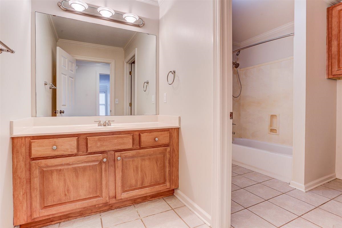 10219 Statfield Drive Collierville, TN 38017 - Photo 27 of 37 a bathroom with a sink and a mirror