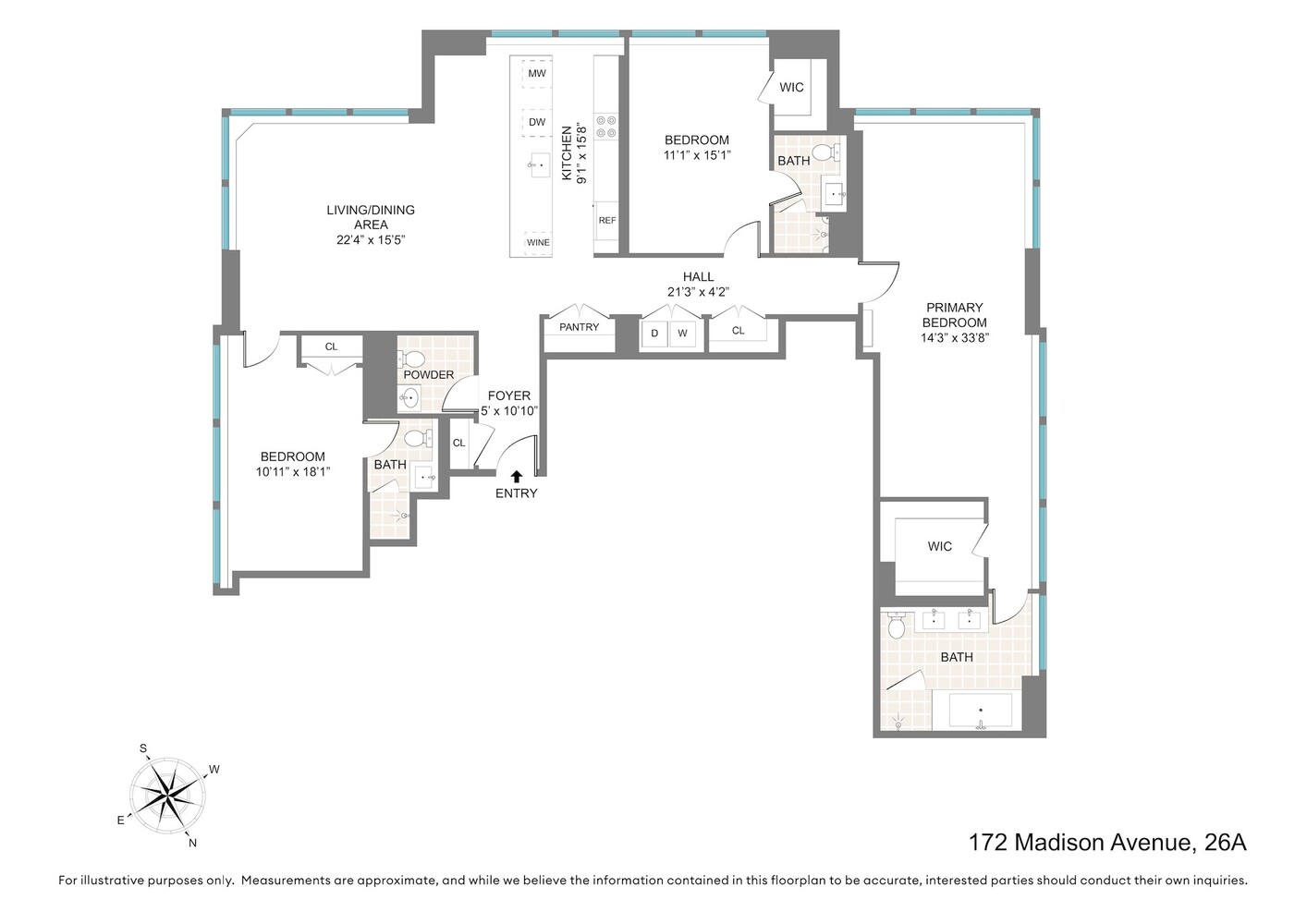 172 Madison Avenue, Unit 26A Manhattan, NY 10016 - Photo 14 of 14