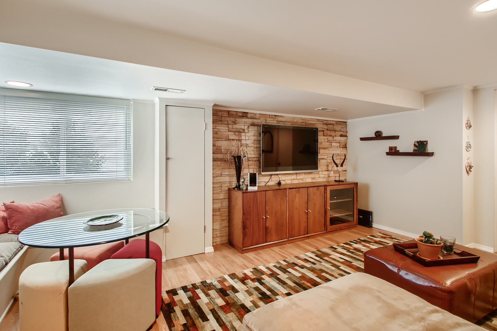 50 Northgate Road Riverside, IL 60546 - Photo 21 of 33 a bedroom with furniture and a flat screen tv
