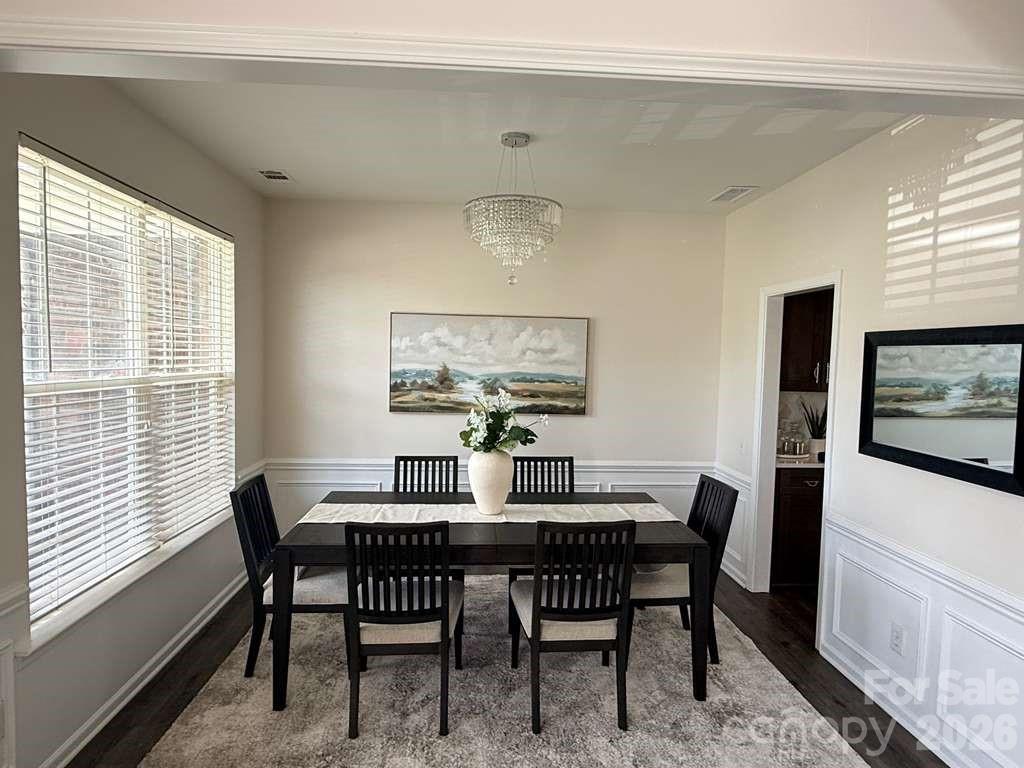 3530 Arborhill Road Charlotte, NC 28270 - Photo 5 of 45 a view of a dining room with furniture window and outside view
