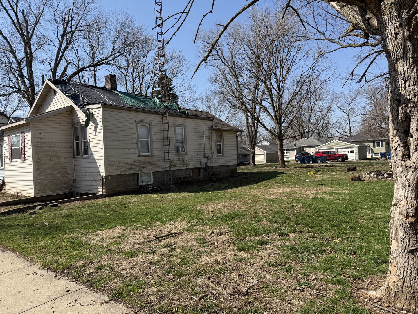 229 North 6th Avenue Kankakee, IL 60901 - Photo 3 of 16 a view of a back yard of the house
