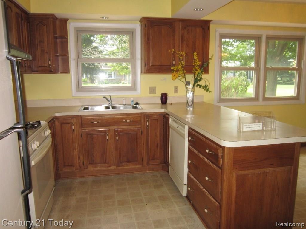 1965 Roxbury Run Wixom, MI 48393 - Photo 16 of 66 hickory finish cabinets.jpg