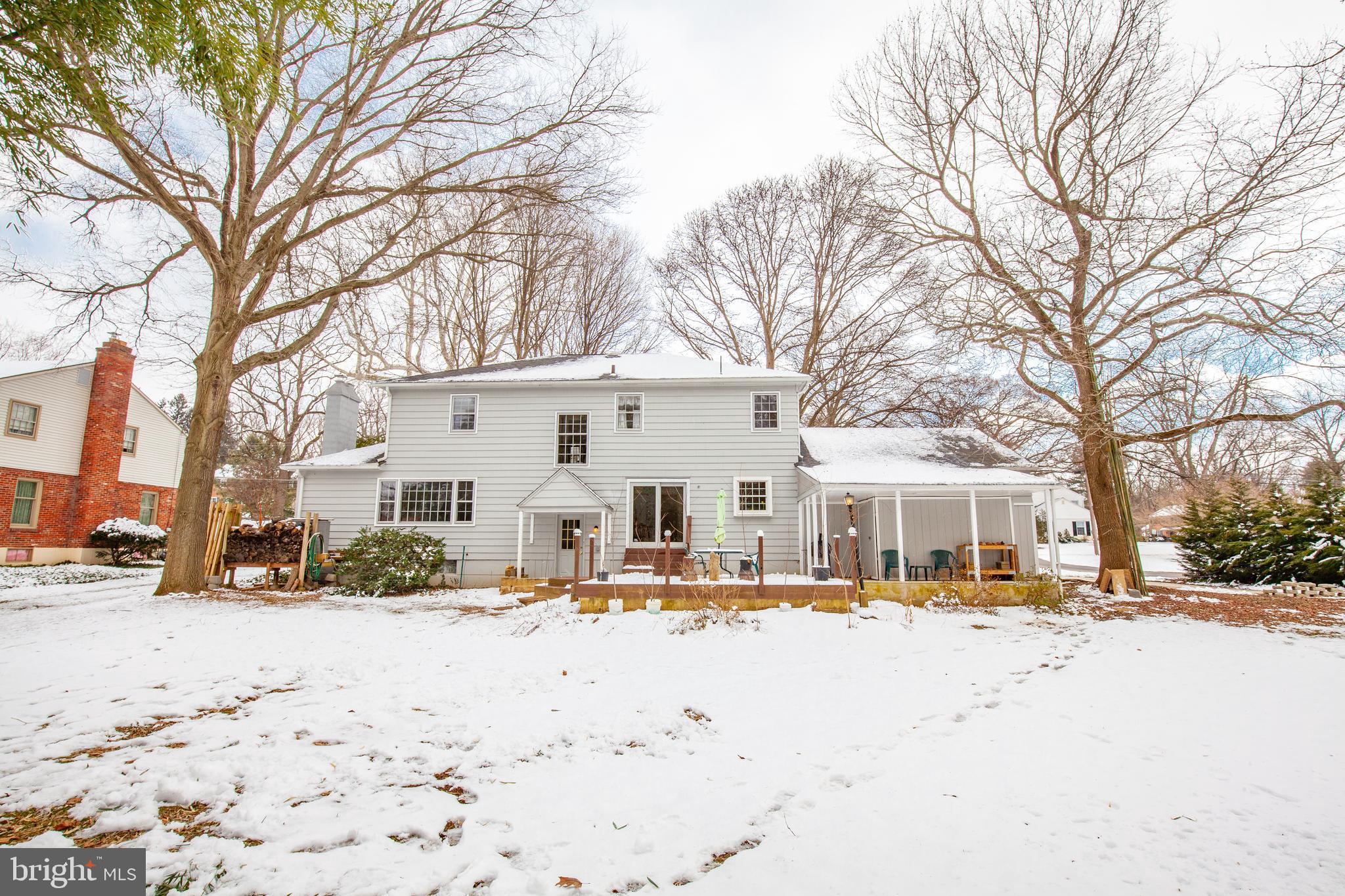 771 Richards Road Wayne, PA 19087 - Photo 35 of 41 a view of a snow with a snow in front of house