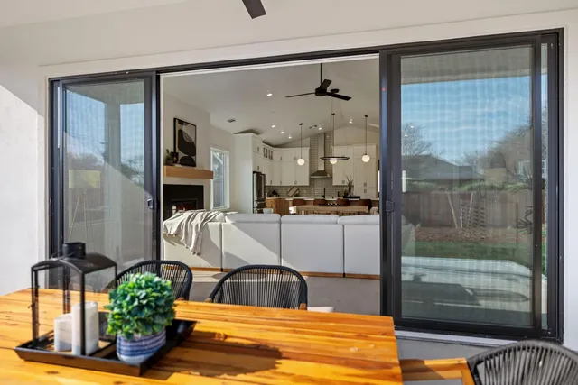 a very nice looking room with a large window