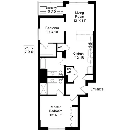 $3,025 | 851 West Grand Avenue, Unit 406, Chicago, IL 60642
