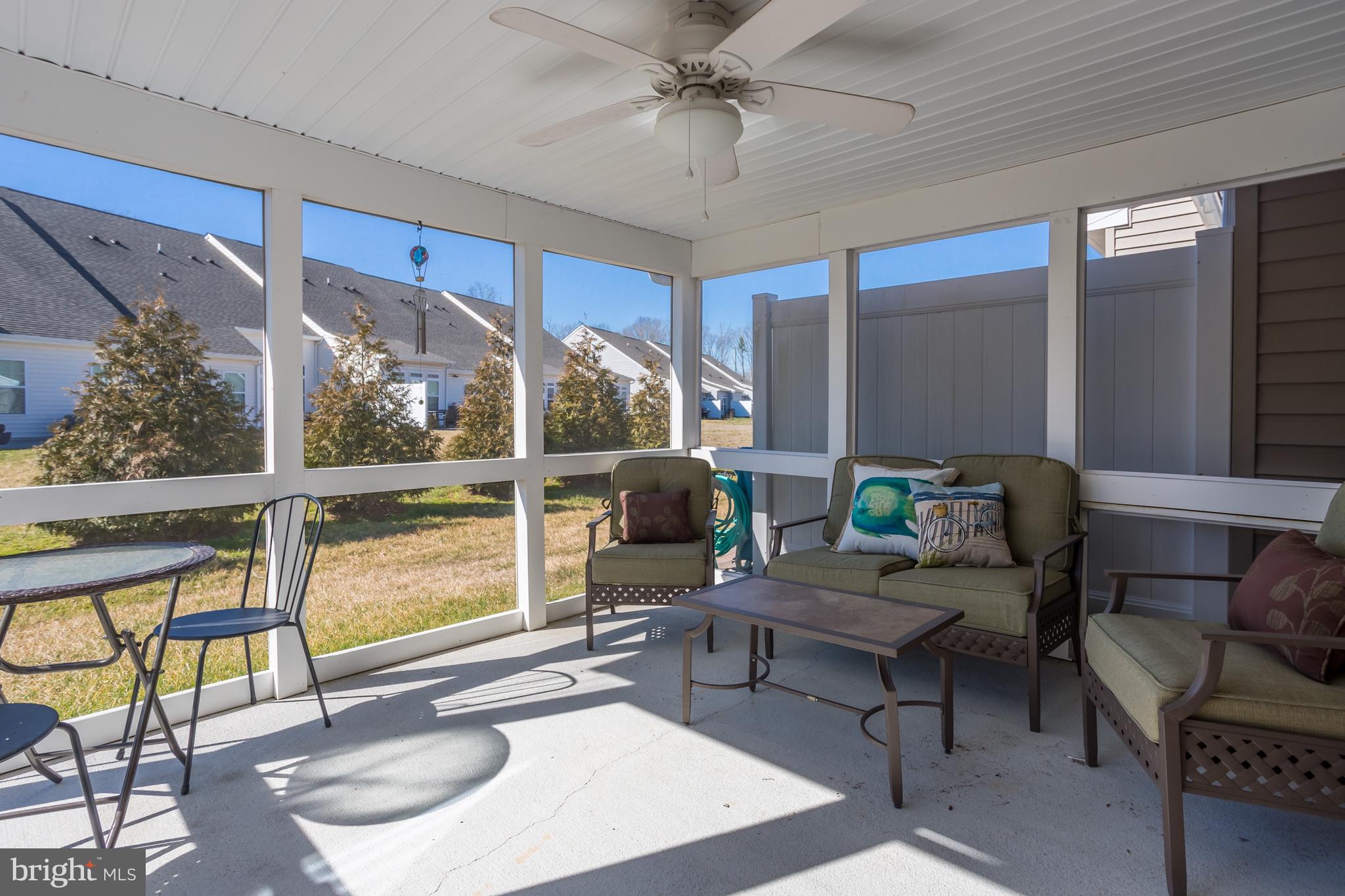 18923 Timbercreek Drive, Unit 94 Milton, DE 19968 - Photo 29 of 41 Outdoor living on your screened porch!