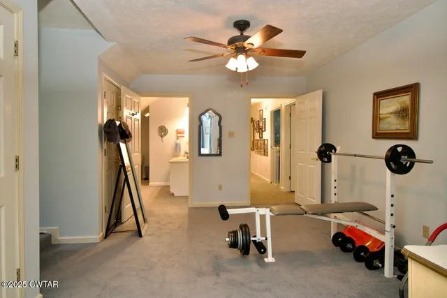 a view of a hallway with a elevator
