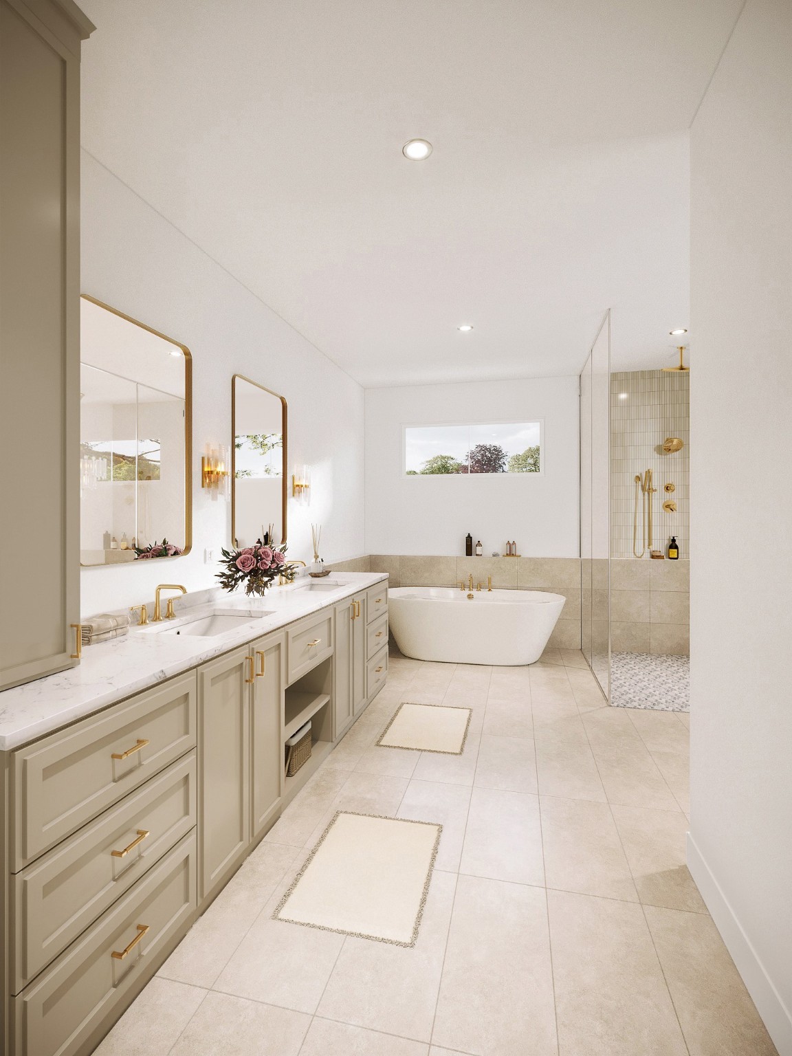 617 Bomar Street Houston, TX 77006 - Photo 6 of 6 a large white room with a large window and white cabinets