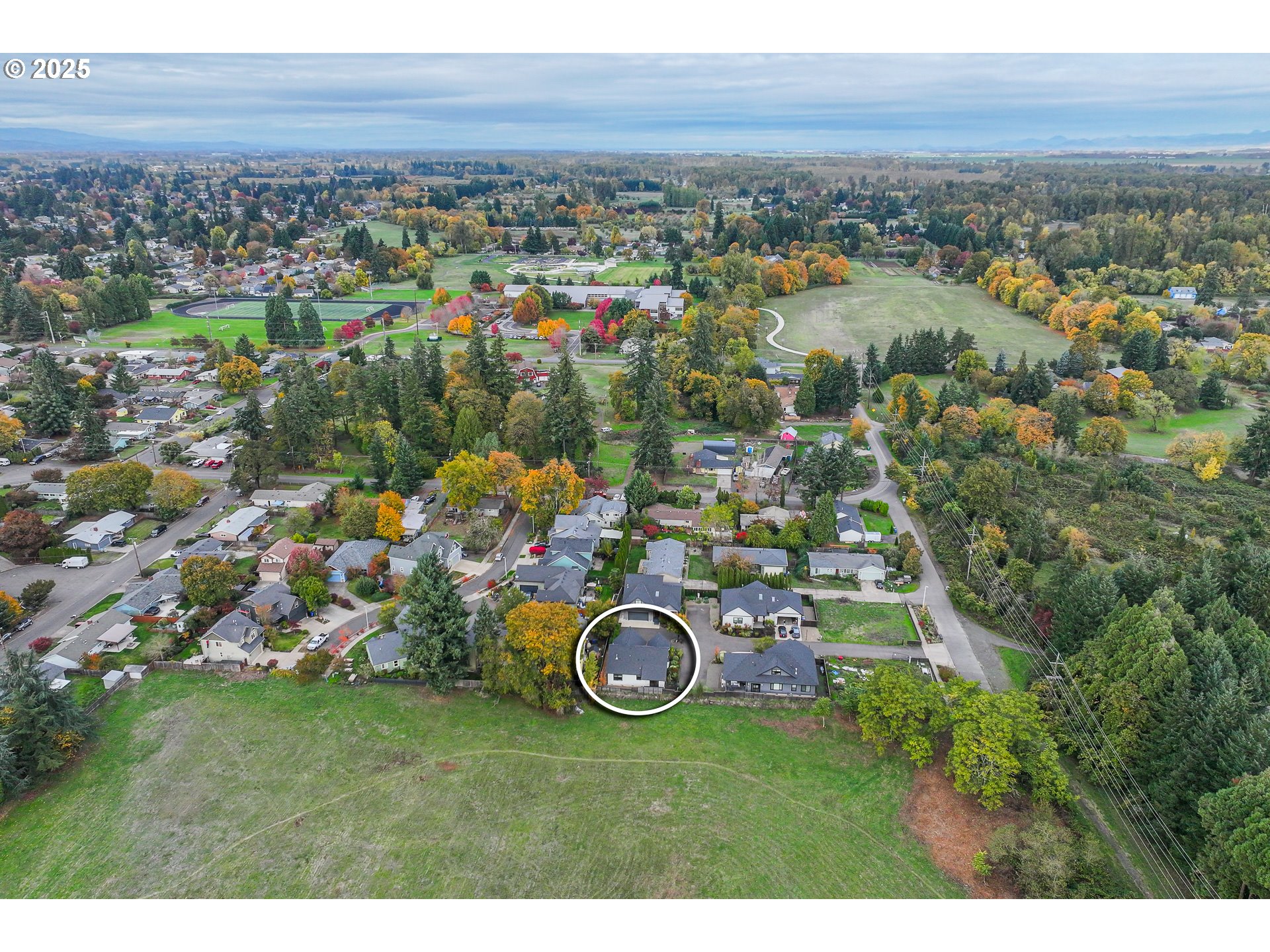 3346 Zane Lane Eugene, OR 97404 - Photo 33 of 47 a view of a city with ocean view