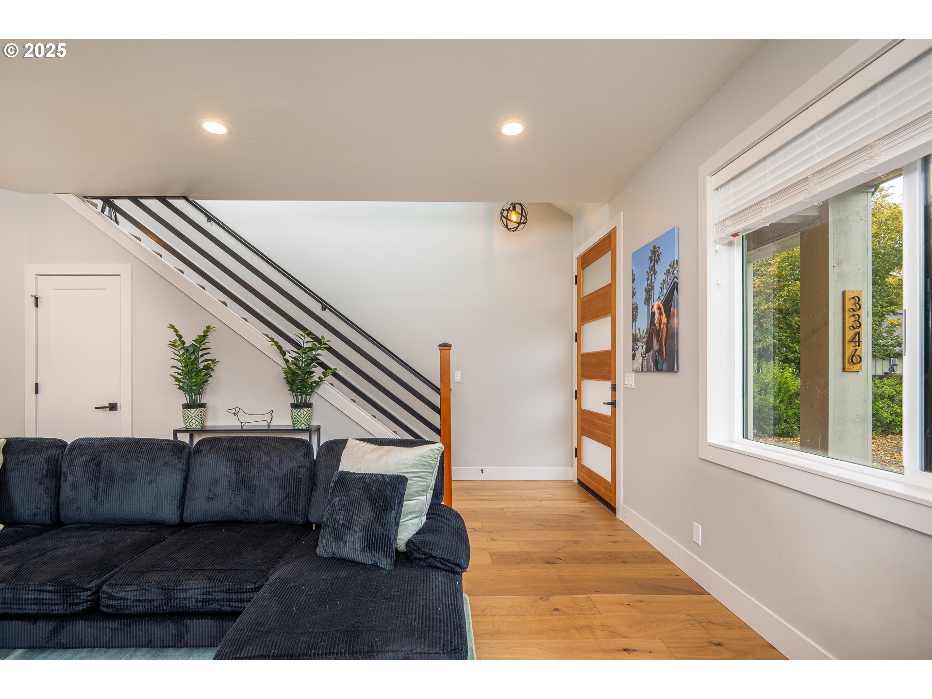 3346 Zane Lane Eugene, OR 97404 - Photo 4 of 47 a view of an entryway with wooden floor