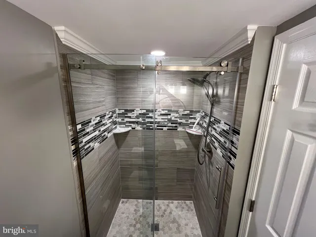 a bathroom with a sink and a fireplace