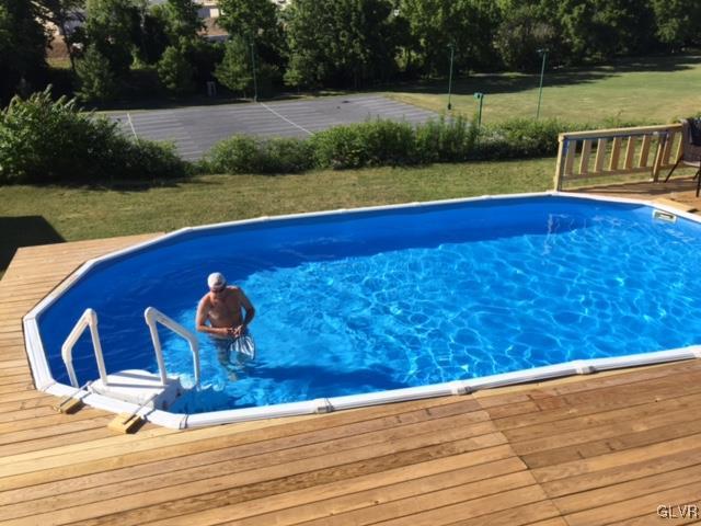 241 Maple Street Coplay, PA 18037 - Photo 30 of 31 Summertime view of pool!