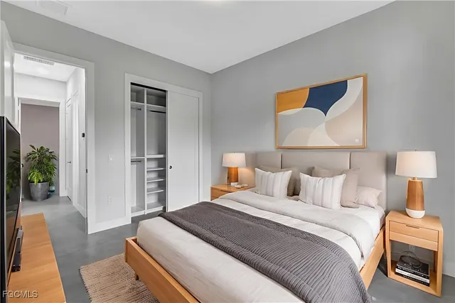 a view of empty room