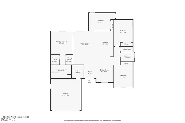 $3,999 | 3366 72nd Avenue Northeast, Naples, FL 34120