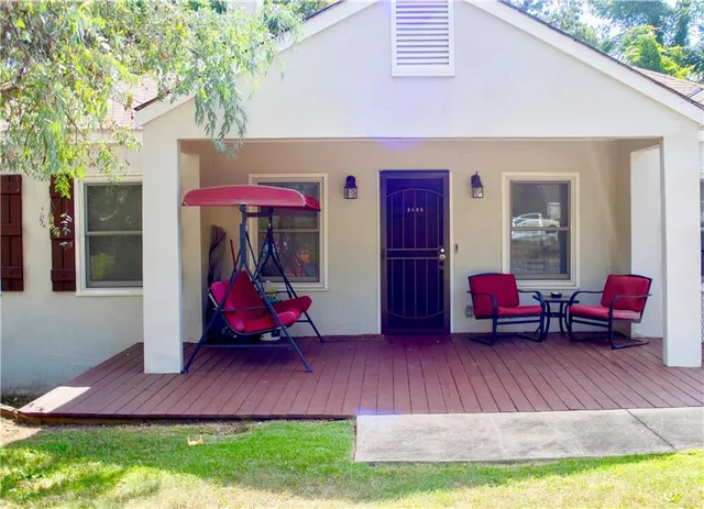 a view of outdoor space and patio