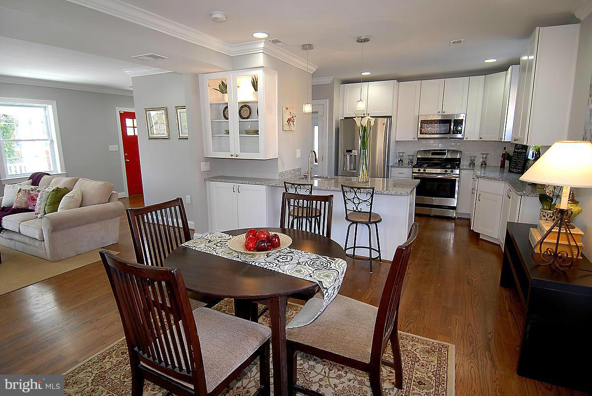 429 Rittenhouse Street Northwest Washington, DC 20011 - Photo 5 of 28 Living Room-Dining Room-Kitchen