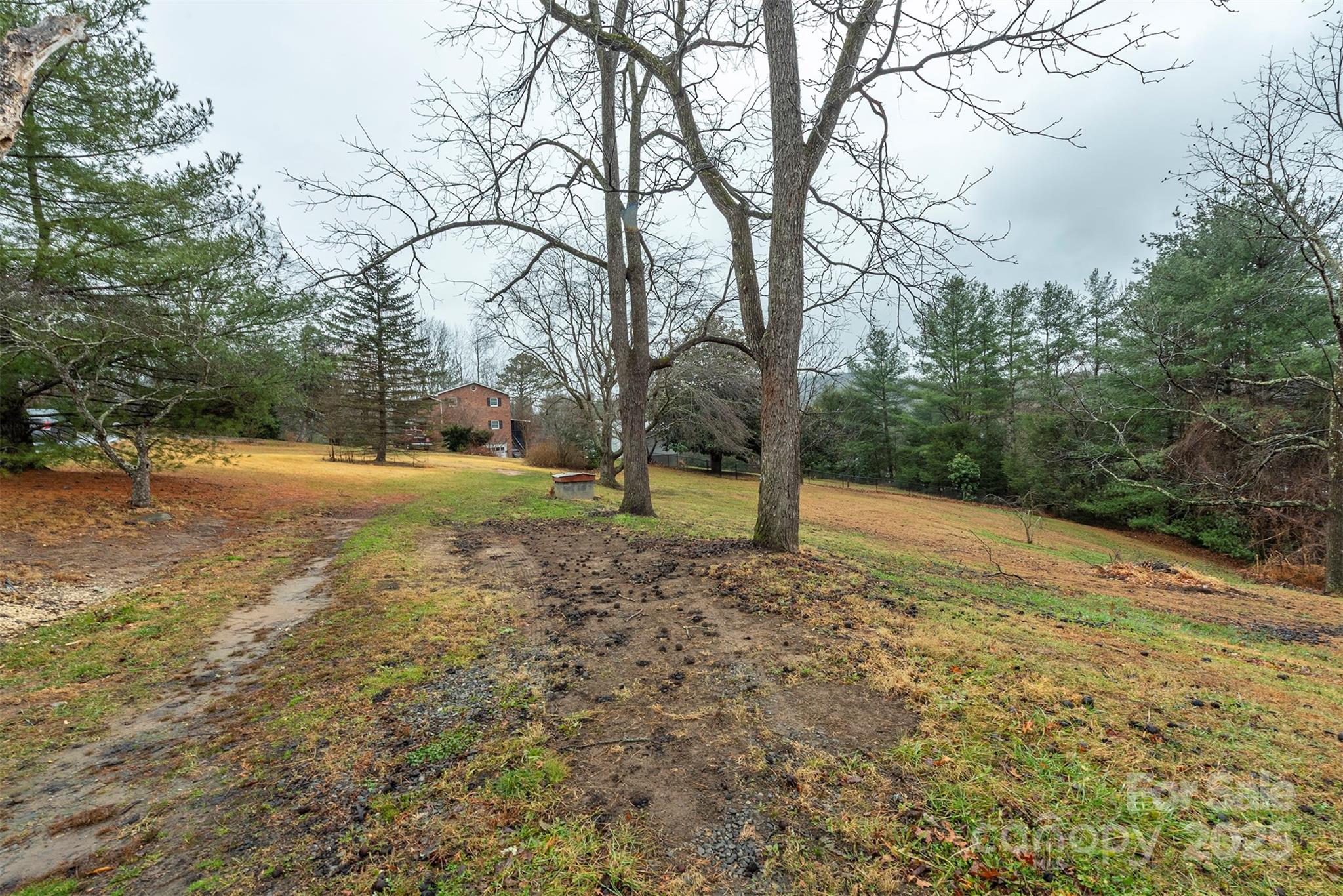 657 Old Fort Road Fairview, NC 28730 - Photo 23 of 30 a backyard of a house with lots of green space