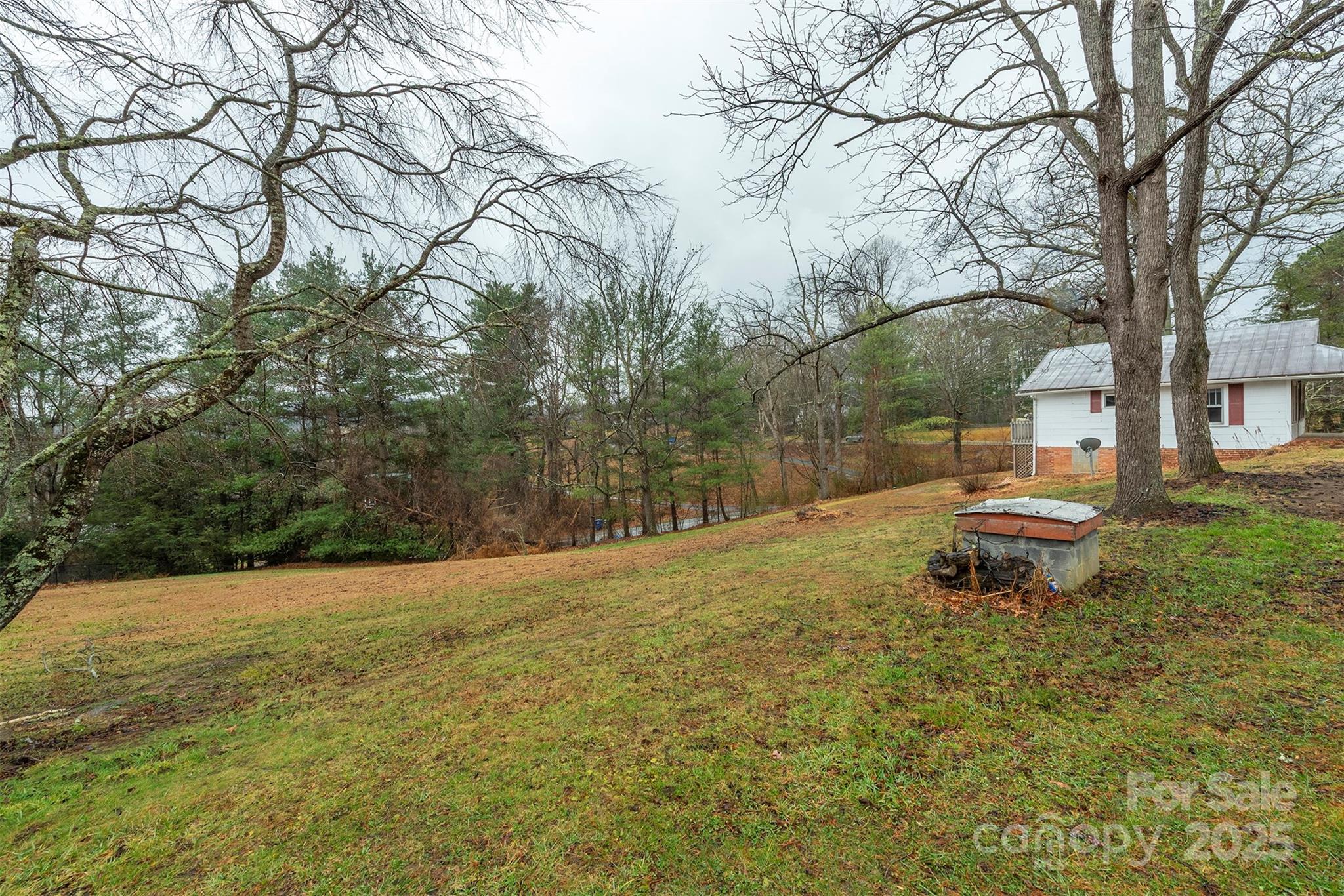657 Old Fort Road Fairview, NC 28730 - Photo 26 of 30 a backyard of a house with lots of green space