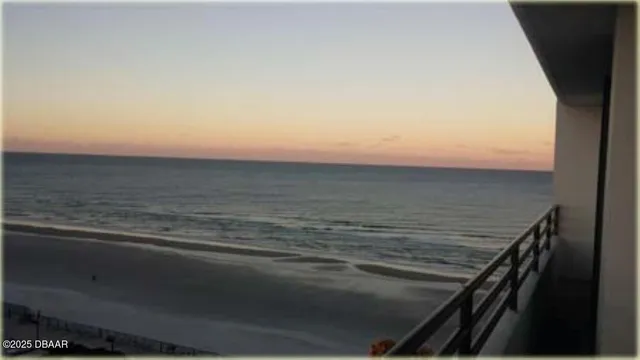 a view of an ocean beach