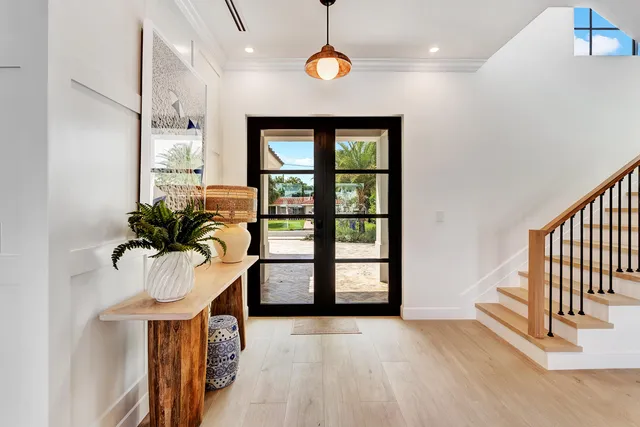a view of livingroom with furniture and stairs