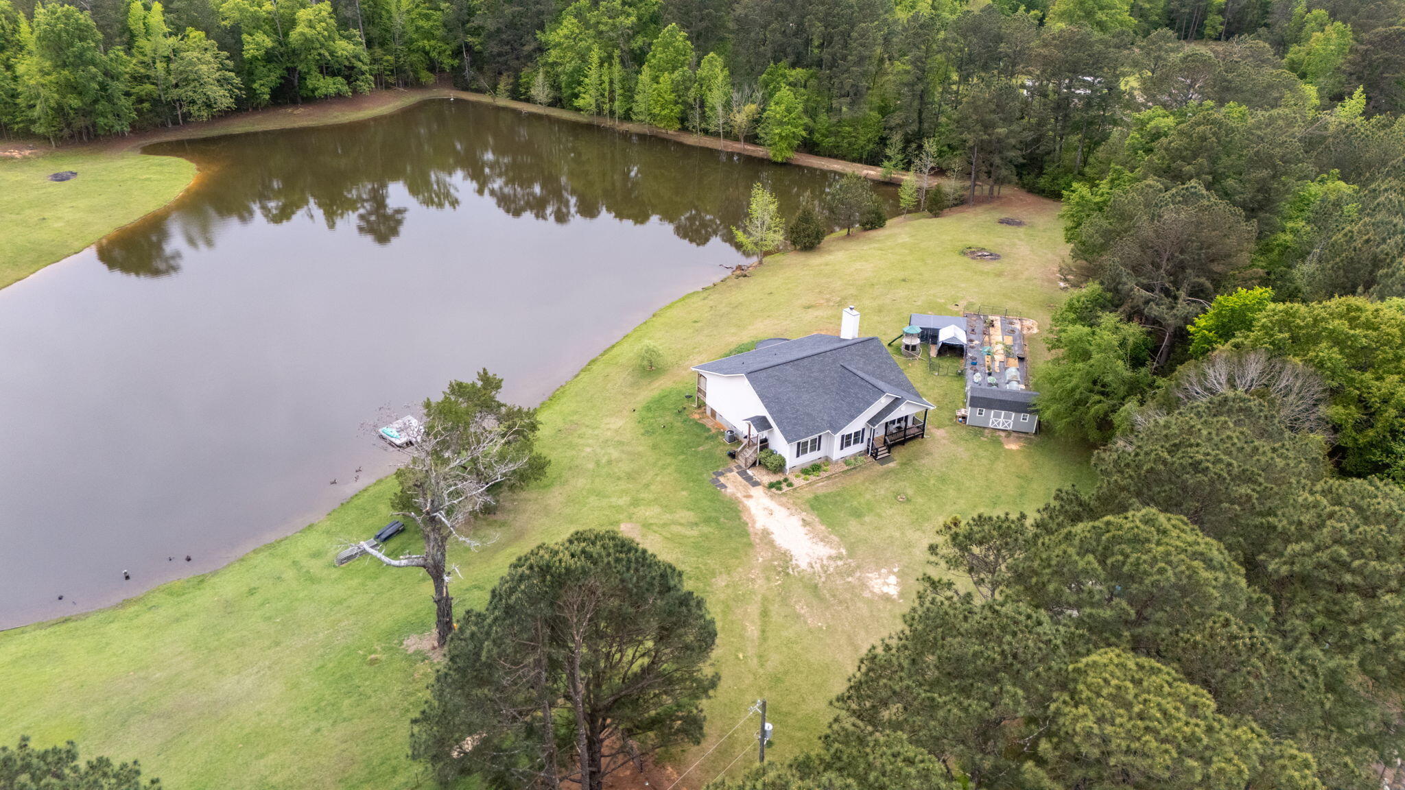 843 Highway 25 Edgefield, SC 29824 - Photo 29 of 32 Arial View 3