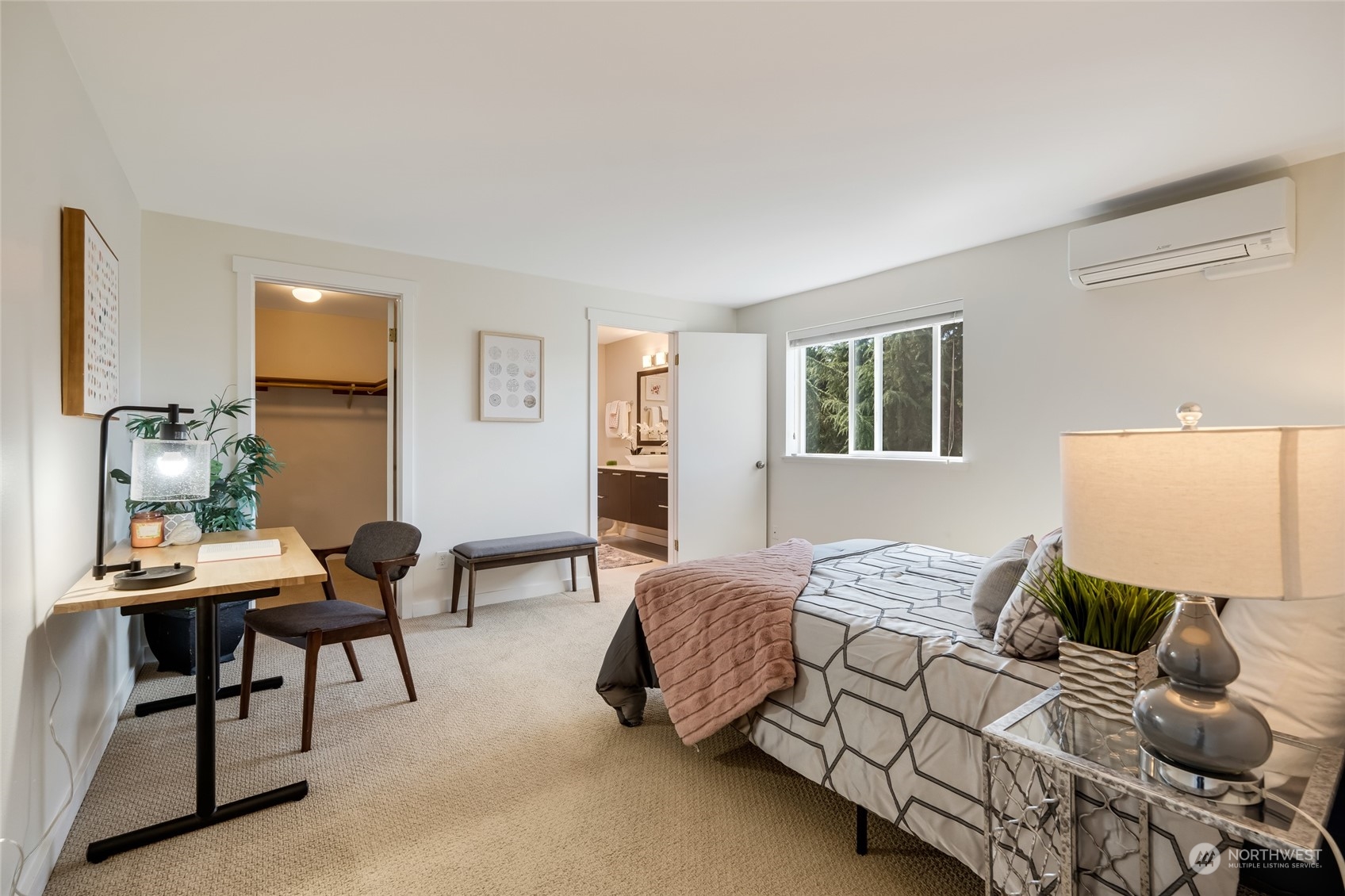 1110 West Howe Street, Unit 304 Seattle, WA 98119 - Photo 11 of 24 a bedroom with bed and a window