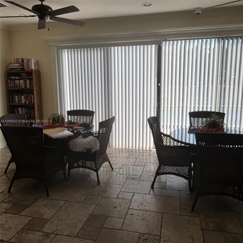 a view of a lake with a yard