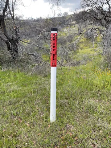 a flag is sitting in the middle of a yard