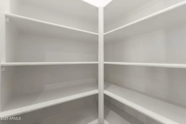 a close view of closet