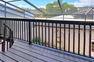 a view of a balcony