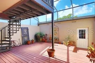 a house view with a seating space