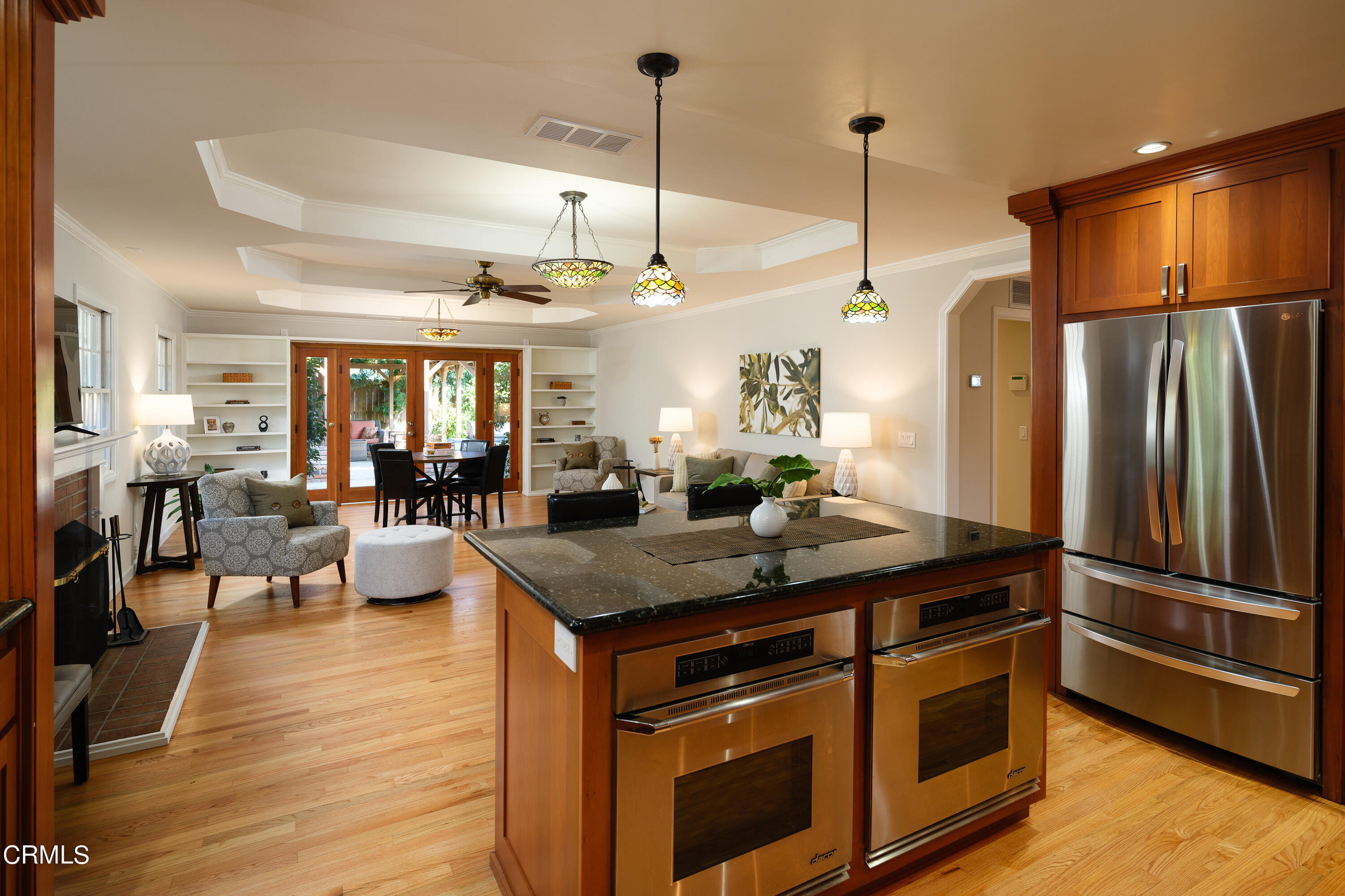 525 Verner Circle Arcadia, CA 91006 - Photo 16 of 45 a kitchen with stainless steel appliances granite countertop a stove and refrigerator