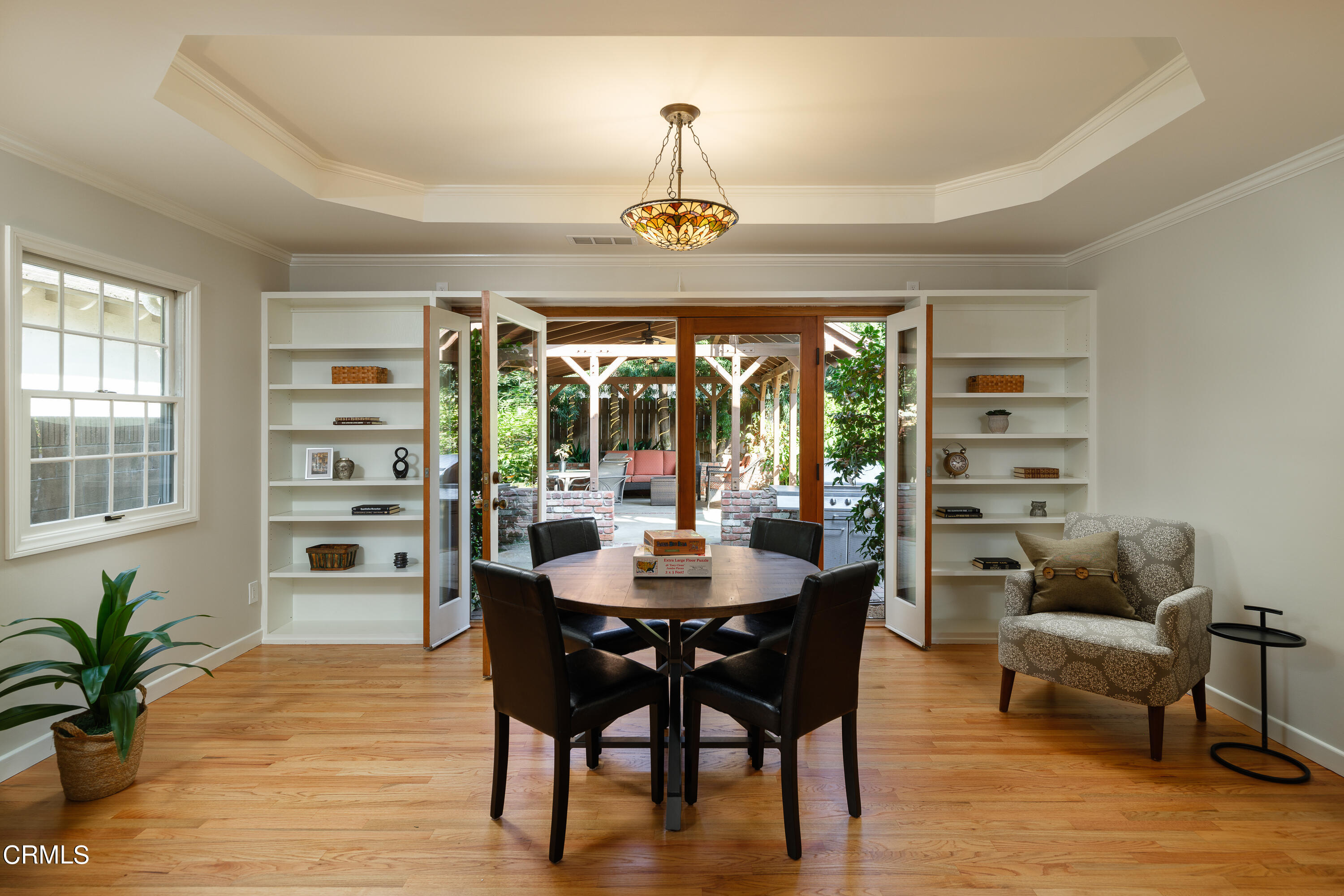 525 Verner Circle Arcadia, CA 91006 - Photo 18 of 45 a view of a dining room with furniture window and wooden floor