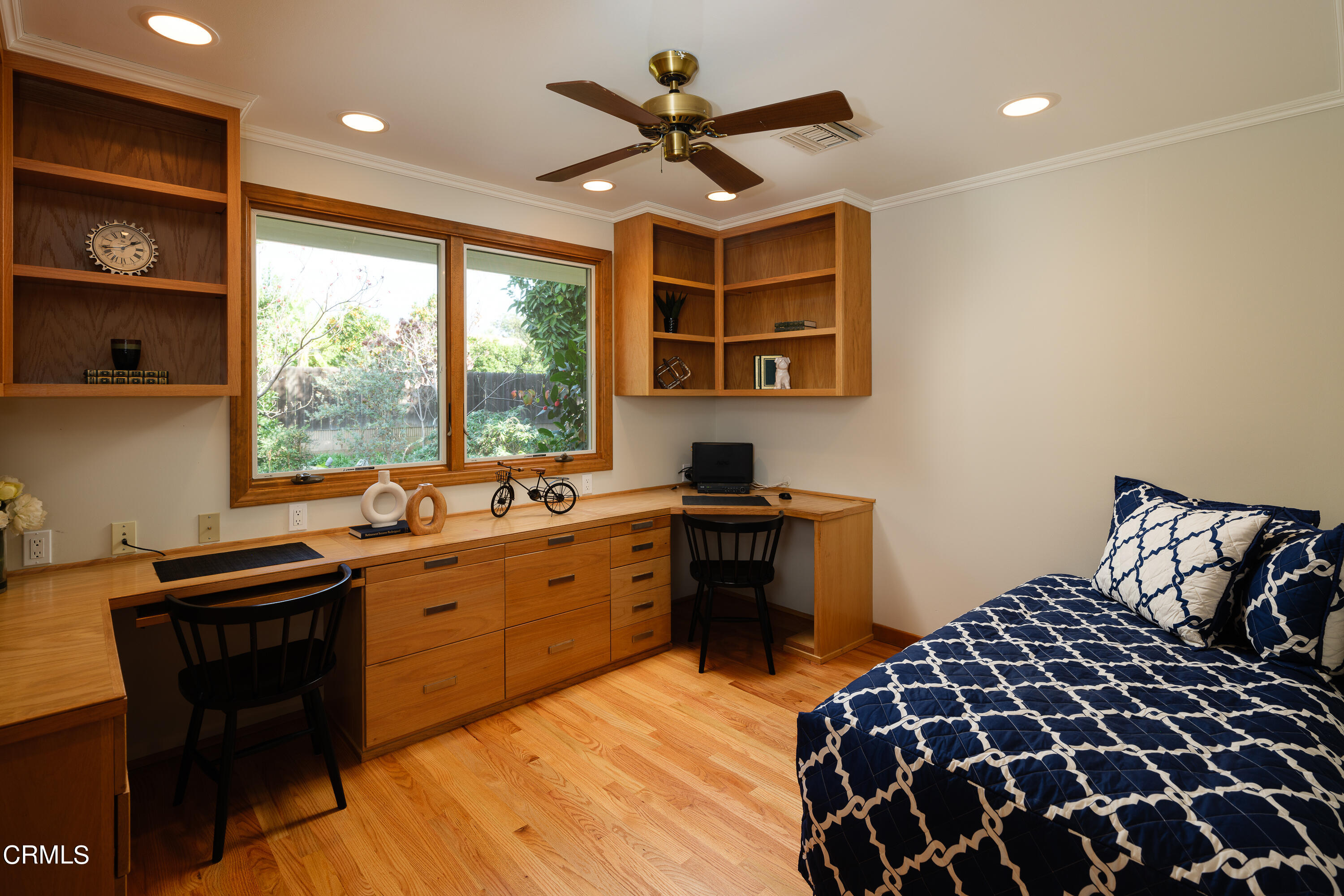 525 Verner Circle Arcadia, CA 91006 - Photo 23 of 45 a bedroom with a bed and a desk