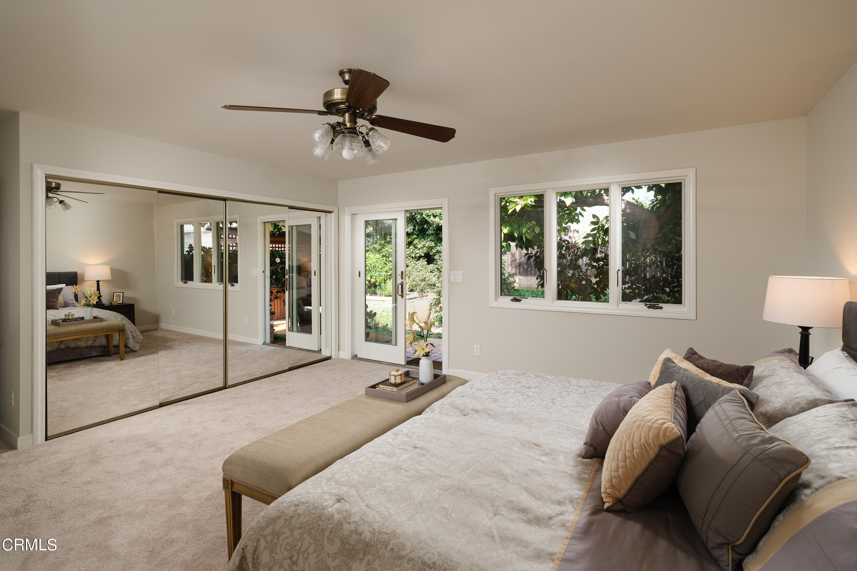 525 Verner Circle Arcadia, CA 91006 - Photo 31 of 45 a bedroom with a bed couch and window