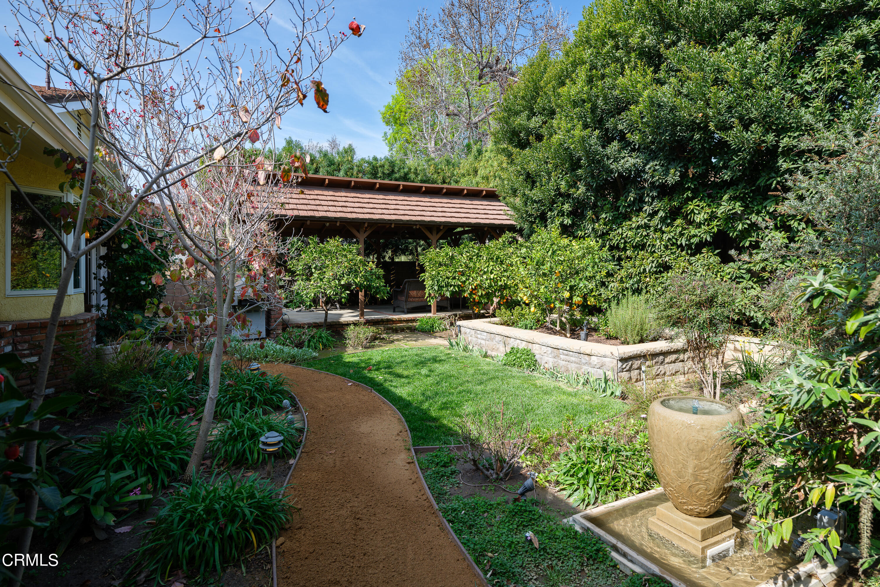 525 Verner Circle Arcadia, CA 91006 - Photo 36 of 45 a view of a garden with a bench