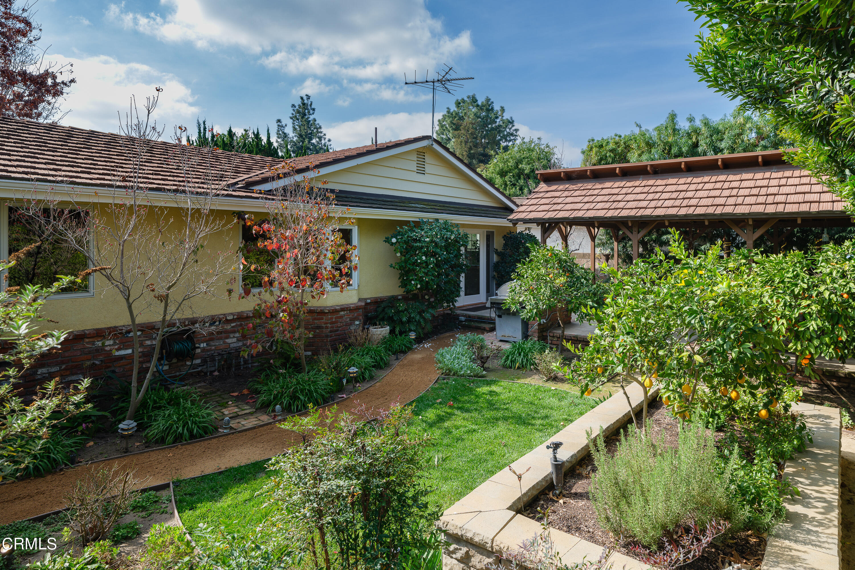 525 Verner Circle Arcadia, CA 91006 - Photo 38 of 45 a view of a backyard with pathway